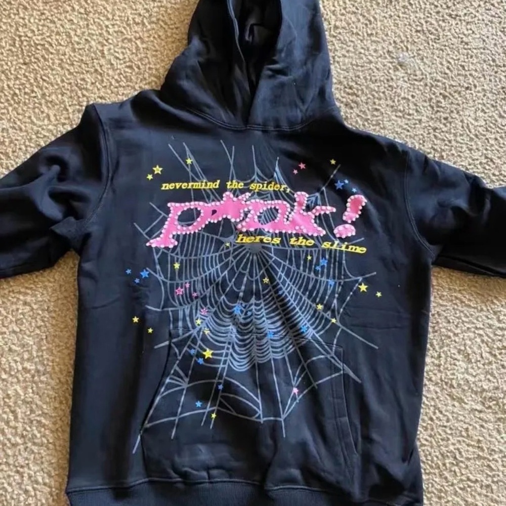 Black spider hoodie
